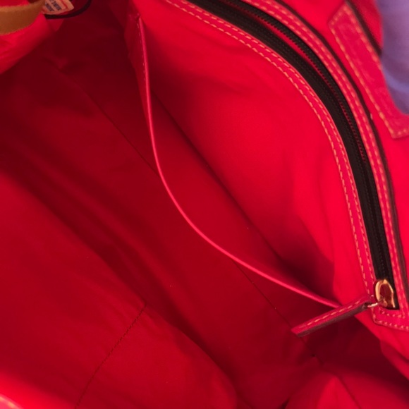 Dooney & Bourke Florentine Large Fuchsia Satchel - Picture 8 of 15